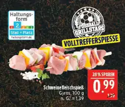 Marktkauf Schweinefleischspieß gyros Angebot