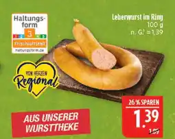 Marktkauf Leberwurst im ring Angebot