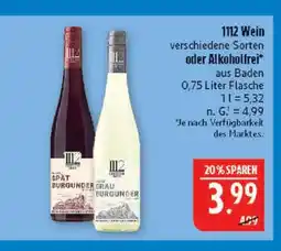 Marktkauf 1112 spätburgunder Angebot