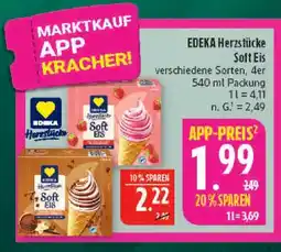 Marktkauf Edeka herzstücke soft eis Angebot