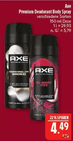Marktkauf Axe premium deodorant body spray Angebot