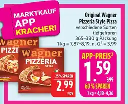 Marktkauf Original wagner pizzeria style pizza Angebot