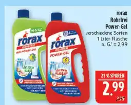 Marktkauf Rorax rohrfrei power-gel Angebot
