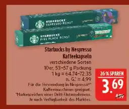 Marktkauf Starbucks by nespresso kaffeekapseln Angebot