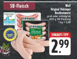E-Center Wolf original thüringer rostbratwurst Angebot