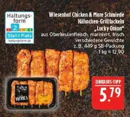 Marktkauf Wiesenhof chicken & more schmiede hähnchen-grillhackeln lucky onion Angebot