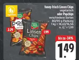 E-Center Funny-frisch linsen chips vegetarisch Angebot