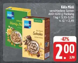 E-Center Kölln müsli Angebot