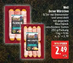 Marktkauf Wolf berner würstchen Angebot