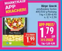 Marktkauf Bürger gnocchi Angebot