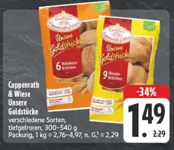 E-Center Coppenrath & wiese unsere goldstücke mehrkorn brötchen Angebot