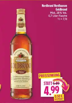 diska Nordbrand nordhausen goldbrand mild Angebot