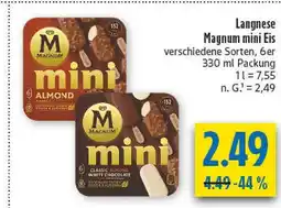 diska Langnese magnum mini eis Angebot