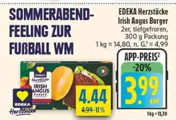 diska Edeka herzstücke irish angus burger Angebot