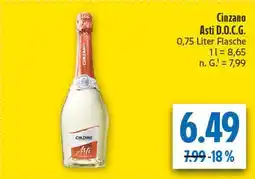 diska Cinzano asti d.o.c.g Angebot