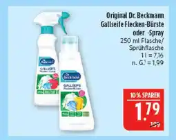 Marktkauf Dr. beckmann gallseife flecken-bürste Angebot