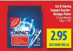 diska Gut & günstig compact geschirr-reiniger pulver Angebot