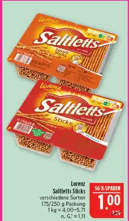 Marktkauf Lorenz saltletts sesam sticks Angebot