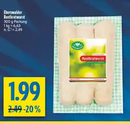 diska Eberswalder rostbratwurst Angebot