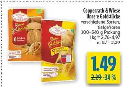 diska Coppenrath & wiese unsere goldstücke mehrkorn brötchen Angebot
