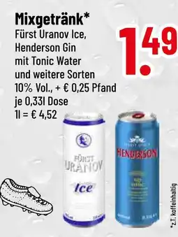 trinkgut Fürst uranov ice Angebot