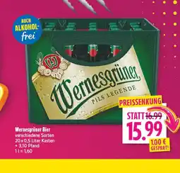 diska Wernesgrüner pils legende Angebot