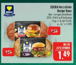 Marktkauf Edeka herztücke burger buns Angebot