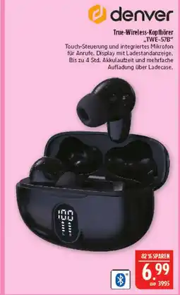 Marktkauf Denver true-wireless-kopfhörer twe-57b Angebot