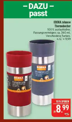 Marktkauf Edeka zuhause thermobecher Angebot