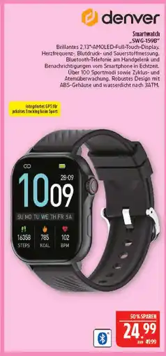 Marktkauf Denver smartwatch „swg-159b“ Angebot