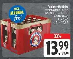 E-Center Paulaner weißbier Angebot