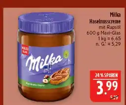 Marktkauf Milka haselnusscreme Angebot