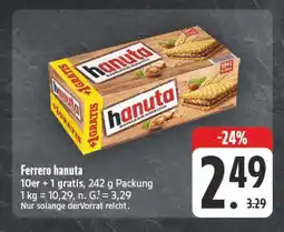 E-Center Ferrero hanuta Angebot