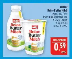 Marktkauf Müller reine butter milch Angebot