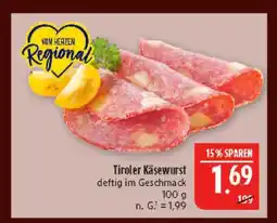 Marktkauf Tiroler käsewurst Angebot