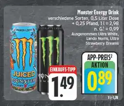 E-Center Monster energy drink Angebot
