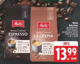 E-Center Melitta bellacrema espresso Angebot