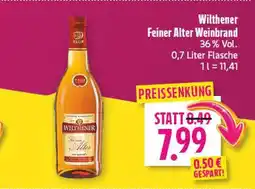 diska Wilthener feiner alter weinbrand Angebot