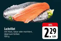 E-Center Lachsfilet Angebot
