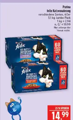Marktkauf Purina felix katzennahrung Angebot