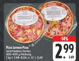 E-Center Pizza lorenzo Angebot