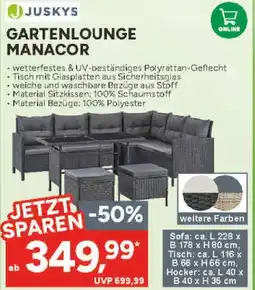 Marktkauf Juskys gartenlounge manacor Angebot