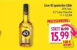 diska Licor 43 Angebot