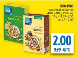 diska Kölln knusper honig-nuss hafer-müsli Angebot