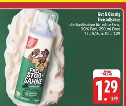 E-Center Gut & günstig freistoßsahne Angebot
