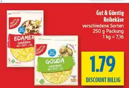 diska Gut & günstig edamer gerieben Angebot