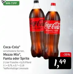 KONSUM Coca-cola, fanta oder sprite Angebot