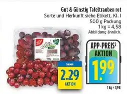 diska Gut & günstig tafeltrauben rot Angebot