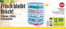 diska Emsa frischhaltedosen-set clip & close Angebot