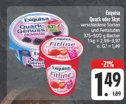 E-Center Exquisa quark-genius brombeere Angebot
